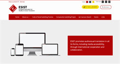 Desktop Screenshot of esist.org